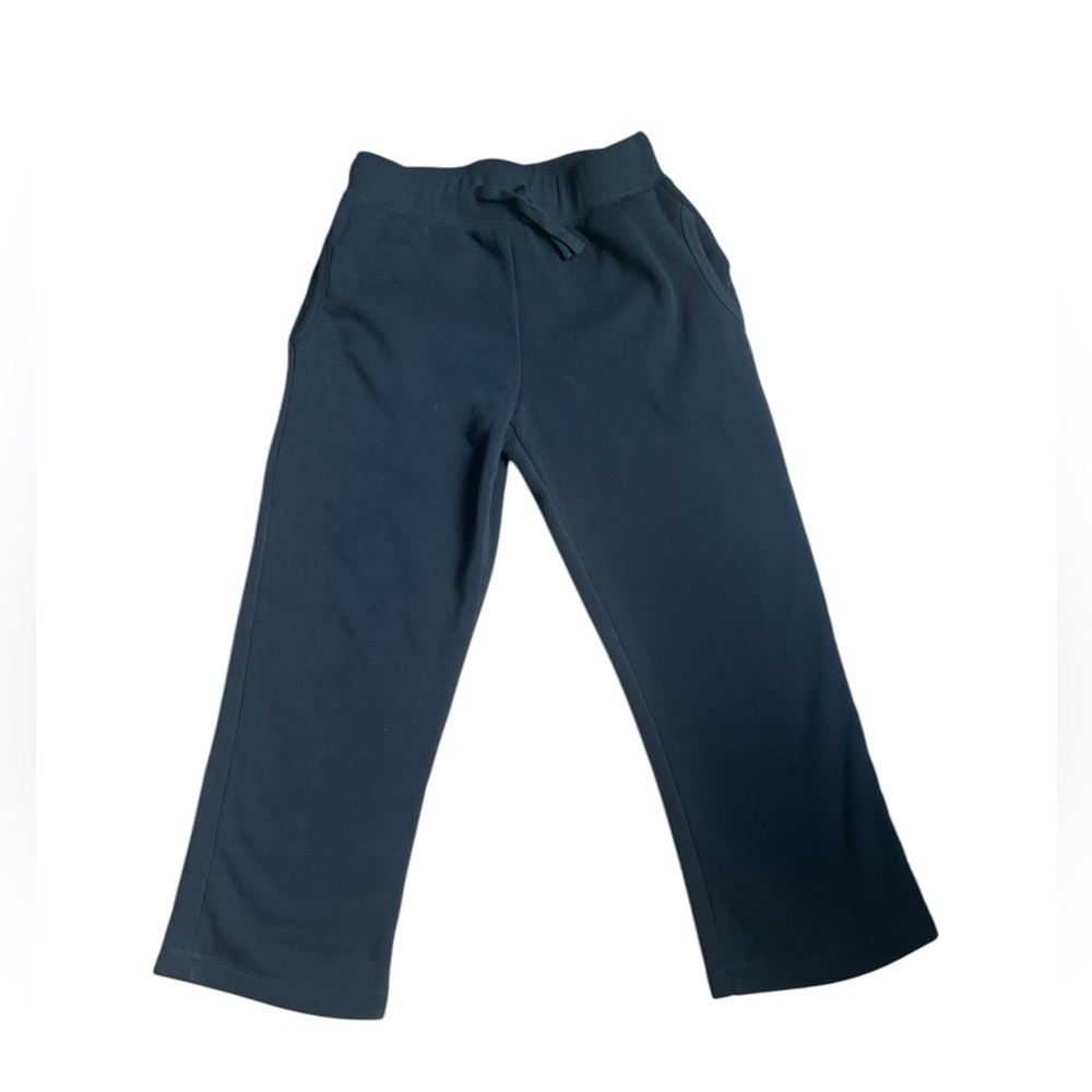 ORIGINAL DELUXE SUPPLY Black Fleece Women Sweatpants Size S Cropped